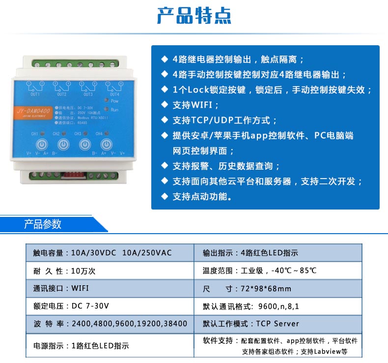 DAM-0400TA 工業(yè)級網(wǎng)絡控制模塊(圖5)