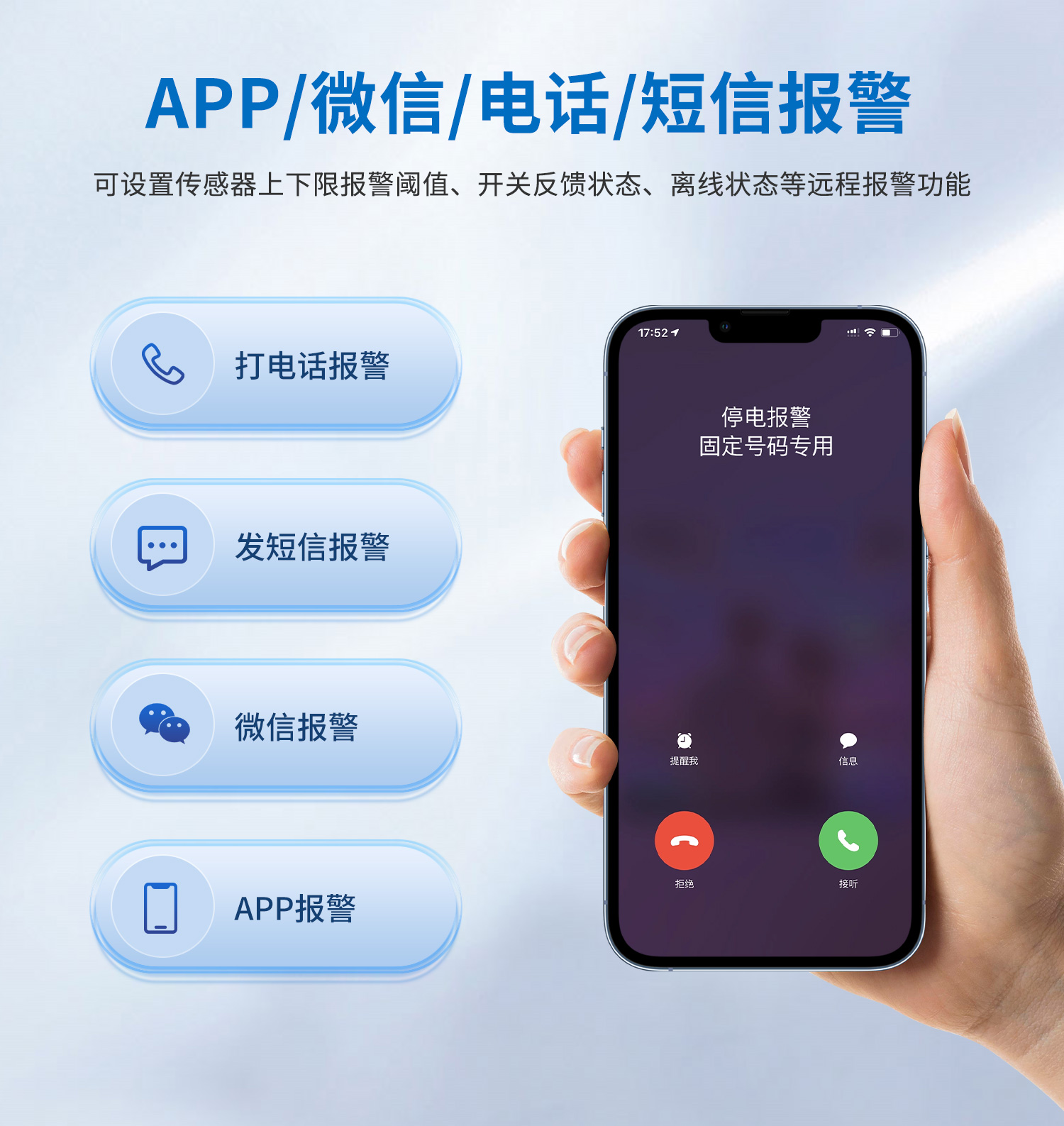 多方式預(yù)警、通知