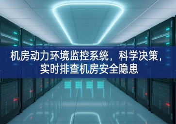 機房動力環(huán)境監(jiān)控系統(tǒng)，科學(xué)決策，實時排查機房安全隱患