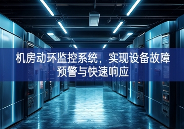 機房動環(huán)監(jiān)控系統(tǒng)，實現(xiàn)設備故障預警與快速響應